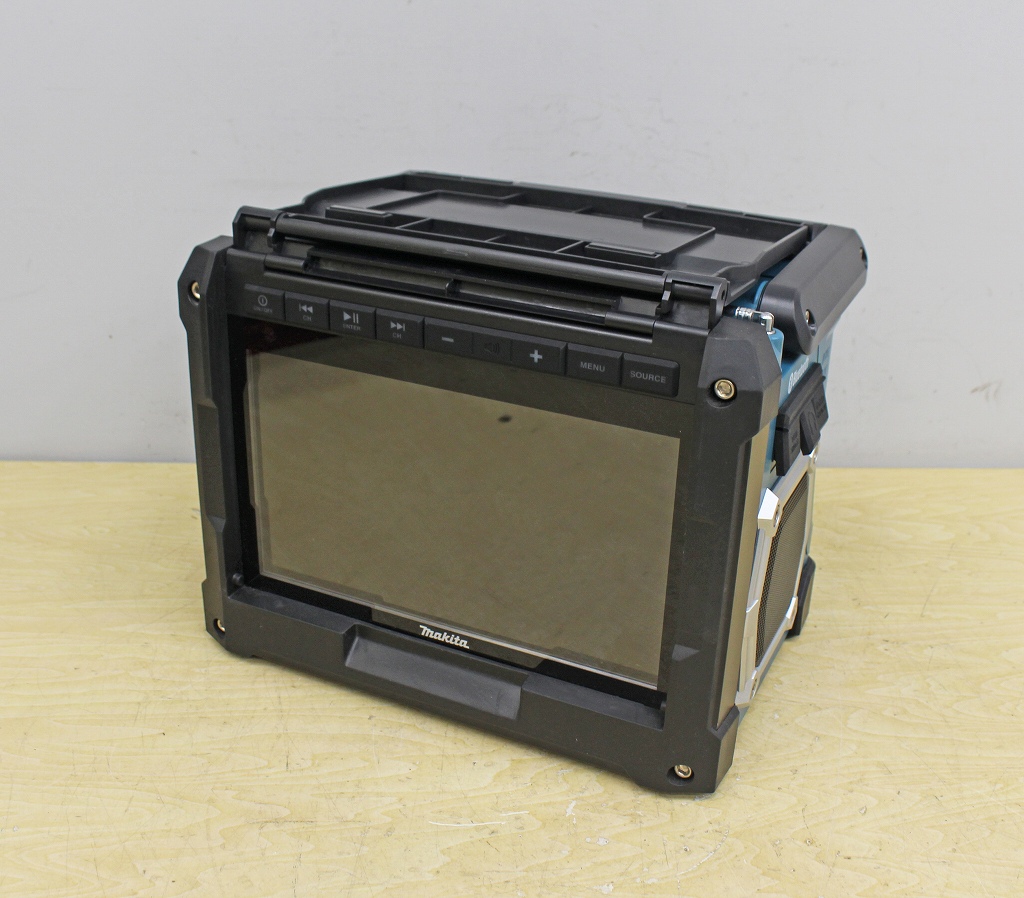 makita マキタ 充電式ラジオ付きテレビ TV   ハヤブサリサイクル